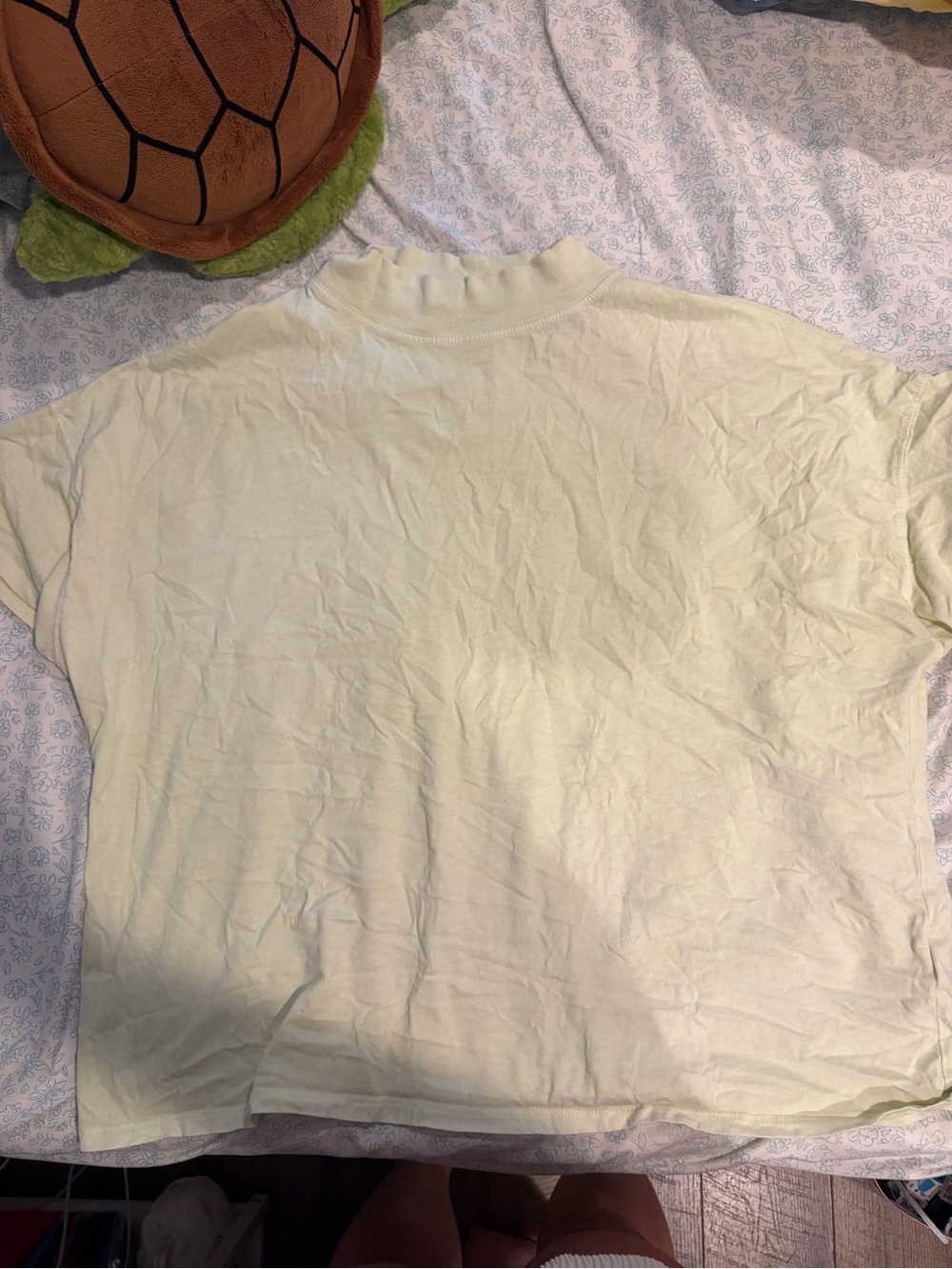 Light Yellow Basic Tee